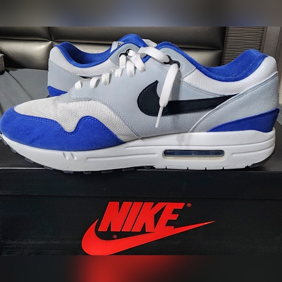 Air Max 1 Blue Royal Size 13 - Picture 8 of 8